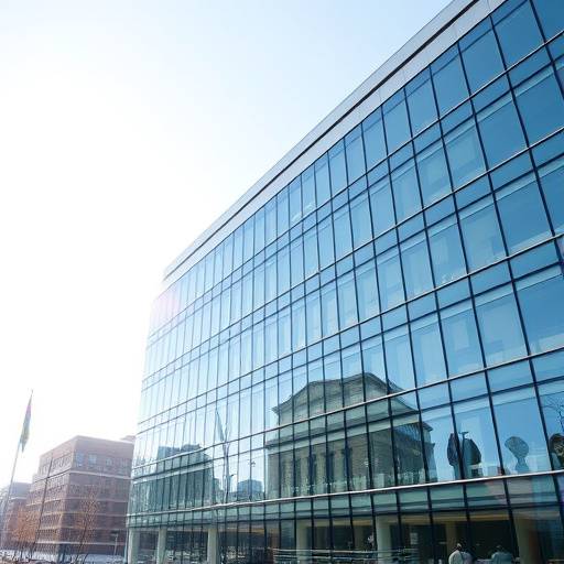 Scene from a corporate overview video of Evergreen Solutions' headquarters